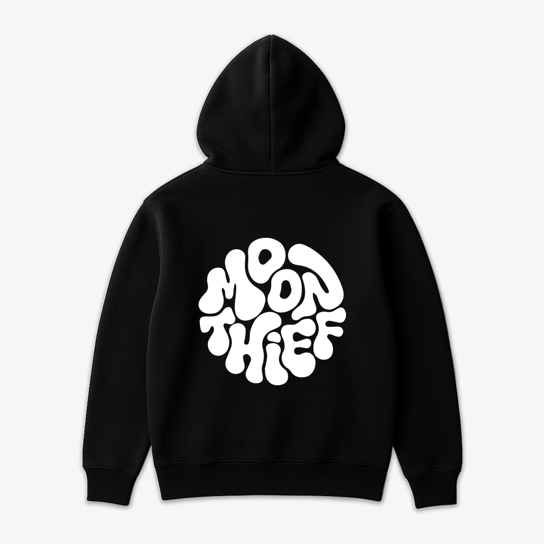 Moon Theif - Printed Oversized Hoodie